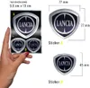 Autocollant chrome Lancia Officiel 3 Logos, dimensions de Voir les images du produit 3