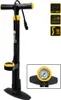 Fahrrad Standpumpe Luftpumpe Hochdruck mit Manometer für Produktbild-Vorschau 1