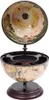 vidaXL Globe Minibar na lahve Eukalyptus Wood White Náhled obrázku produktu 3