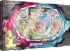 A product box for a Pokemon trading card game special collection featuring Morpeko V-Union. Voir les images du produit