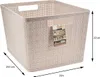 Plastikowy koszyk do organizacji, 35 x 29,5 x 22 cm Podgląd zdjęcia produktu 7