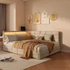 Letto imbottito INONEFT, 140 x 200 cm, letto matrimoniale, Anteprima dell’immagine prodotto 6
