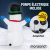 MONZANA® Bonhomme de neige gonflable 120 cm XL décoration Voir les images du produit 3