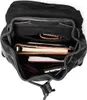 Lederrucksack Schwarz mit 3 Riemen – Eleganter City- & Produktbild-Vorschau 9