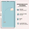 moderne Bogenlampe, Stehleuchte mit schwenkbarem Kopf und Produktbild-Vorschau 3