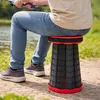 KIK KX4981 Telescopische opvouwbare stoel, zwart-rood Productafbeelding-voorbeeld 9