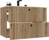 Mobile Sottolavabo Tigo 80 2S Rovere Evoke Fronte Scanalato Anteprima dell’immagine prodotto 11