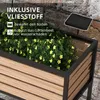 Outsunny Hochbeet aus Holz, 2-Stufiger Blumenkasten mit Produktbild-Vorschau 6