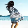 VW Volkswagen Bulli T1 blu 087 Telo mare 75x150 cm Anteprima dell’immagine prodotto 3