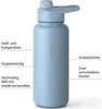 Trinkflasche Edelstahl 1L Thermoflasche Sport Gym Flasche Produktbild-Vorschau 3