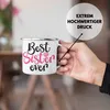 Trendation - Best Sister Ever Emaille Tasse Geschenk für Produktbild-Vorschau 2