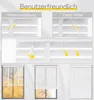 Żaluzja drewniana 50mm listwy białe 90x130cm Podgląd zdjęcia produktu 5