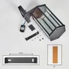 Atri Außenleuchte mit Bewegungsmelder aus Metall/Glas in Produktbild-Vorschau 5