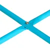Homestyle4u Beistelltisch Gartentisch Blau Metall Tisch Produktbild-Vorschau 6
