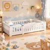 INONEFT Kinderbed 90x200 cm, Montessori-bed, laag bed, Productafbeelding-voorbeeld 2