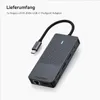 Rapoo USB-C Multiport Adapter 8-in-1, grau Produktbild-Vorschau 13