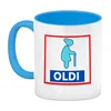 Oldi Discounter Kaffeebecher mit Innenseite und Griff in Produktbild-Vorschau 2