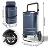 JOIEYOU Opvouwbare transportwagen, 100 x 45,5 x 39 cm, Productafbeelding-voorbeeld 2