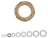5x DekoPrinz Natur Strohkranz Ø 30cm / 5cm Strohrömer Produktbild-Vorschau 4