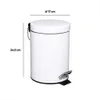 5five Simply Smart | Poubelle 3l - Blanc - Esthétique et Voir les images du produit 5