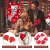 31-teiliges Valentinstag-Deko-Set mit Herzballons & Rosenblättern Productafbeelding-voorbeeld