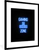 MuchoWow® Gerahmtes Poster Spiele - Text - Spielzone - Neon Produktbild-Vorschau 1