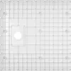 SMC Duschwanne 80x80cm weiß Steinoptik mit Ablaufgarnitur Produktbild-Vorschau 9