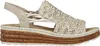 Rieker Damen Keil-Sandaletten Beige Voir les images du produit 18