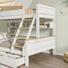 Hochbett mit Windmühlen-Design und Regalen, Kinderbett mit Produktbild-Vorschau 8