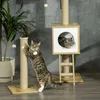 PawHut Lot de 2 arbres à chat sol au plafond hauteur Voir les images du produit 8