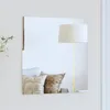 vidaXL Wandspiegel Quadratisch 50 x 50 cm Gehärtetes Glas Produktbild-Vorschau 2