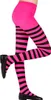 Strumpfhose Kinder, pink - schwarz gestreift 70 Den 11 - 14 Produktbild-Vorschau 1