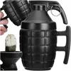 Gadget Master: Taza negra con forma de granada, con tapa Vista previa de la imagen del producto 4
