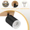 ZMH reflektor sufitowy czarny 2 płomienie - lampa kuchenna Podgląd zdjęcia produktu 6
