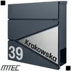 Antracitová Poštovní Schránka S Číslem Domu Na Formát A4, Náhled obrázku produktu 6