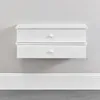 [en.casa] Wandregal mit Tür im 2er Set weiß Wand Regal Produktbild-Vorschau 7