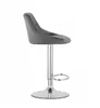 A grey bar stool on a white background. Voir les images du produit