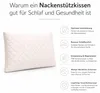 Nackenstützkissen ergonomisch 50x30x11 cm – Orthopädisches Produktbild-Vorschau 4