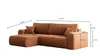 Sofa w kształcie L CAPRI narożnik, tkanina Poso, wiele Podgląd zdjęcia produktu 3
