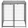 Möbel Hundezwinger 110x110x110 cm Stahl Schwarz - Sonstiges Produktbild-Vorschau 2