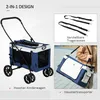PawHut, poussette pour chien, chariot pour petits et chiens Voir les images du produit 5