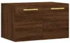 vidaXL Wandschrank Braun Eichen-Optik 60x36,5x35cm Produktbild-Vorschau 1