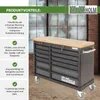 Werkstattwagen DELUXE 12 Schubladen 123 cm Breite Produktbild-Vorschau 9
