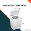 homeX FT0981-W Gefriertruhe, Tiefkühltruhe klein - 98 Liter Produktbild-Vorschau 3