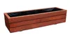 Blumenkasten Holz 90 cm lang – Balkon Pflanzkasten Produktbild-Vorschau 1