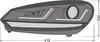 OSRAM LEDriving XENARC Golf VI BLACK EDITION fari 12 V/25 W Anteprima dell’immagine prodotto 14