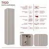 Hängendes Säulenregal für Badezimmerschrank TIGO 1D Produktbild-Vorschau 6