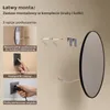 S'AFIELINA Lustro Łazienkowe LED 80 cm, Okrągłe, Czarna Podgląd zdjęcia produktu 12