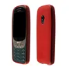 Two views of a red Nokia 6310 (2021) phone case, one showing the front and the other the back. Náhľad obrázku produktu
