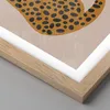 Gerahmtes Poster - Rahmen in heller Eiche - Panther Grafik Produktbild-Vorschau 2